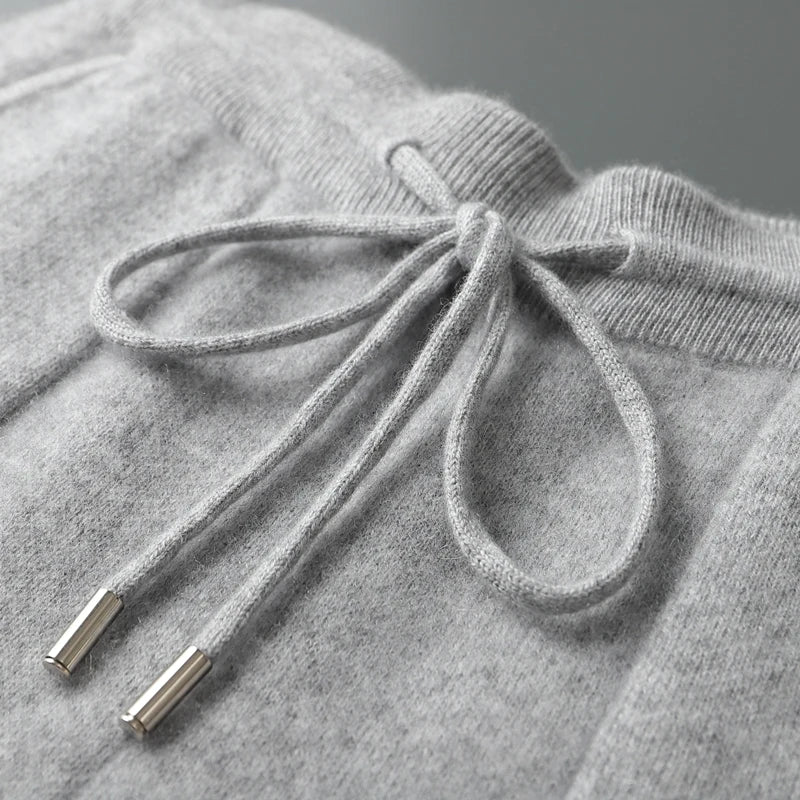  Men's Cashmere Blend Knit Joggers