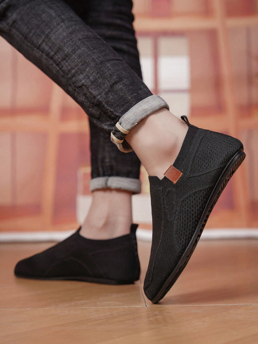 Men's Casual Knit Slip On Loafer
