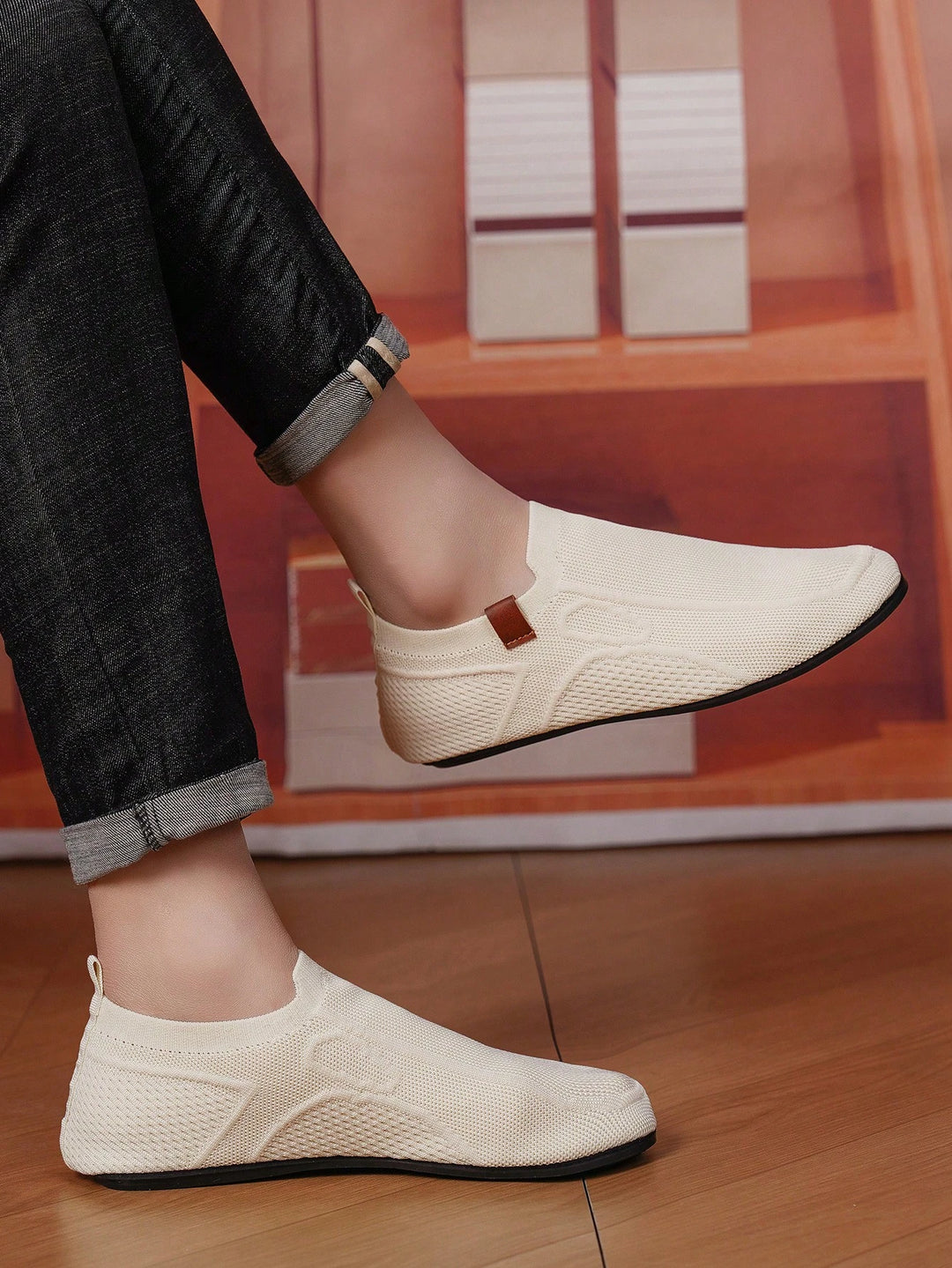 Men's Casual Knit Slip On Loafer