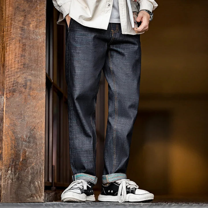 Men's Heavyweight Raw Selvedge Denim Jeans