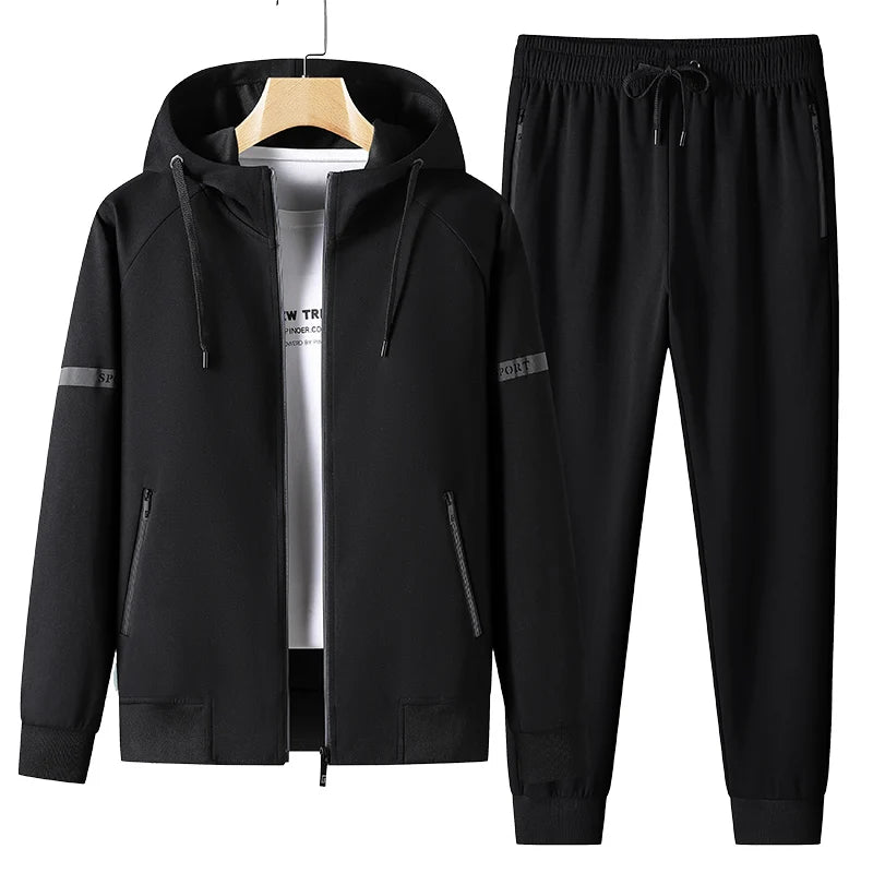 Men's Hooded Sportswear Tracksuit Set
