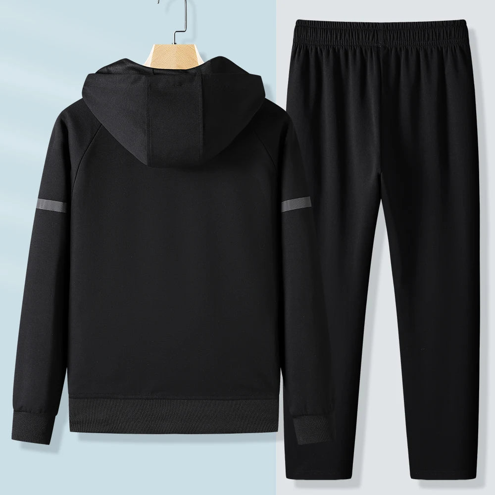 Men's Hooded Sportswear Tracksuit Set