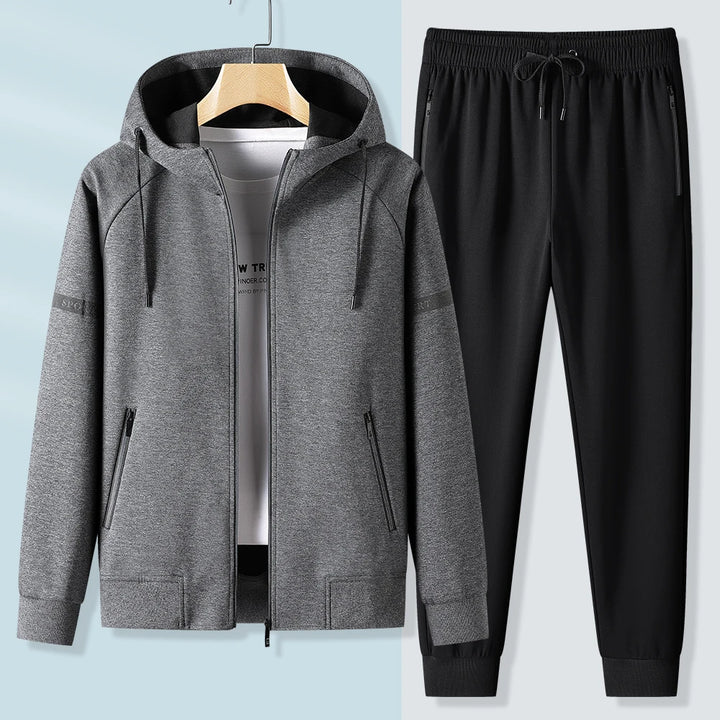 Men's Hooded Sportswear Tracksuit Set