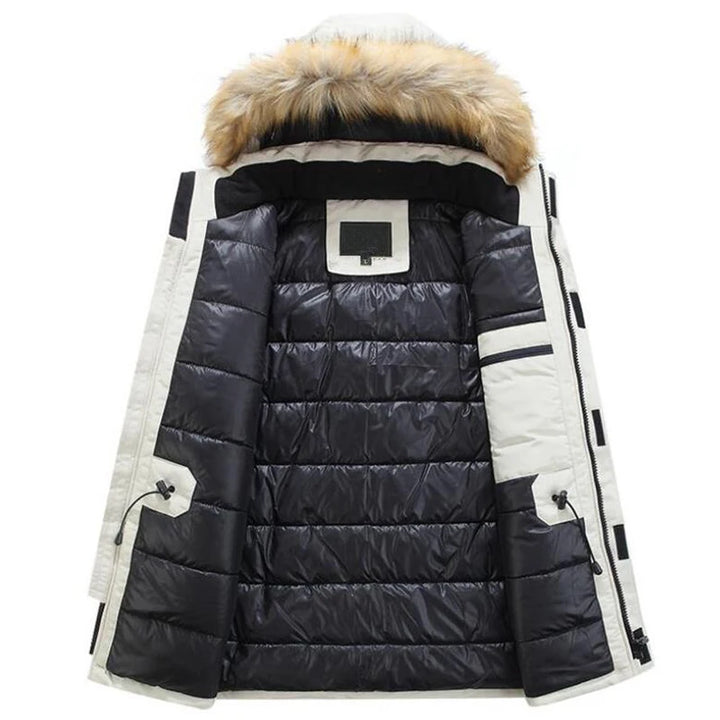 Mens Hooded Winter Parka Coat