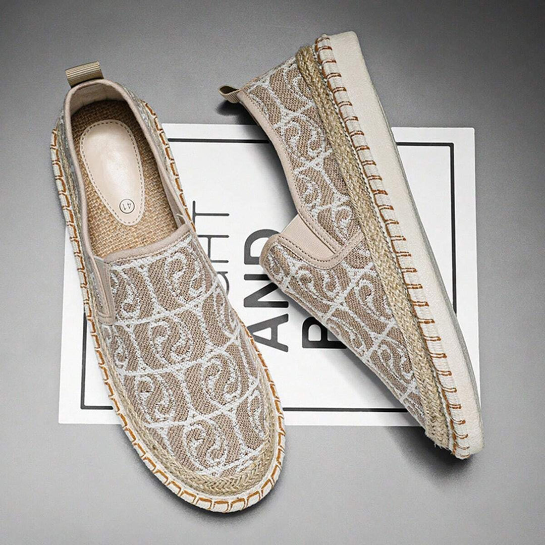 Men's Jacquard Espadrille Slip On Loafer