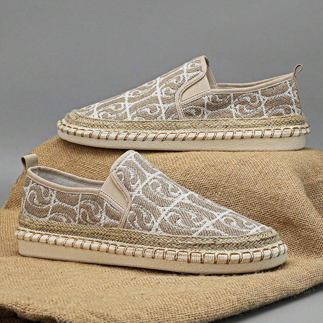 Men's Jacquard Espadrille Slip On Loafer