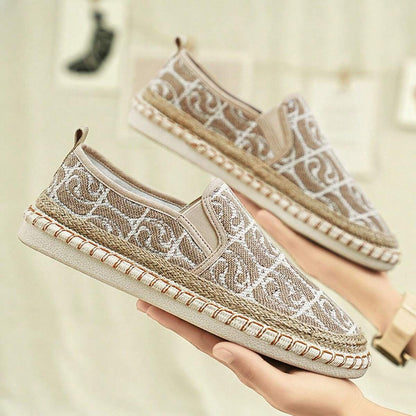 Men's Jacquard Espadrille Slip On Loafer
