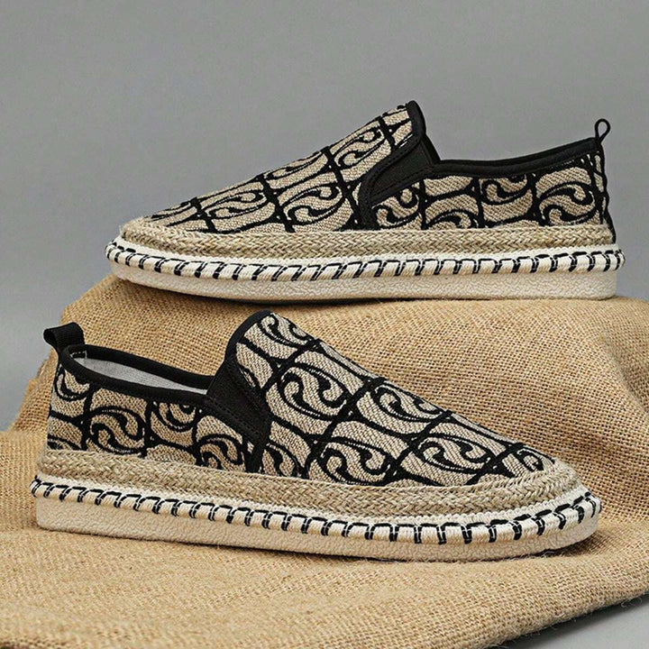 Men's Jacquard Espadrille Slip On Loafer