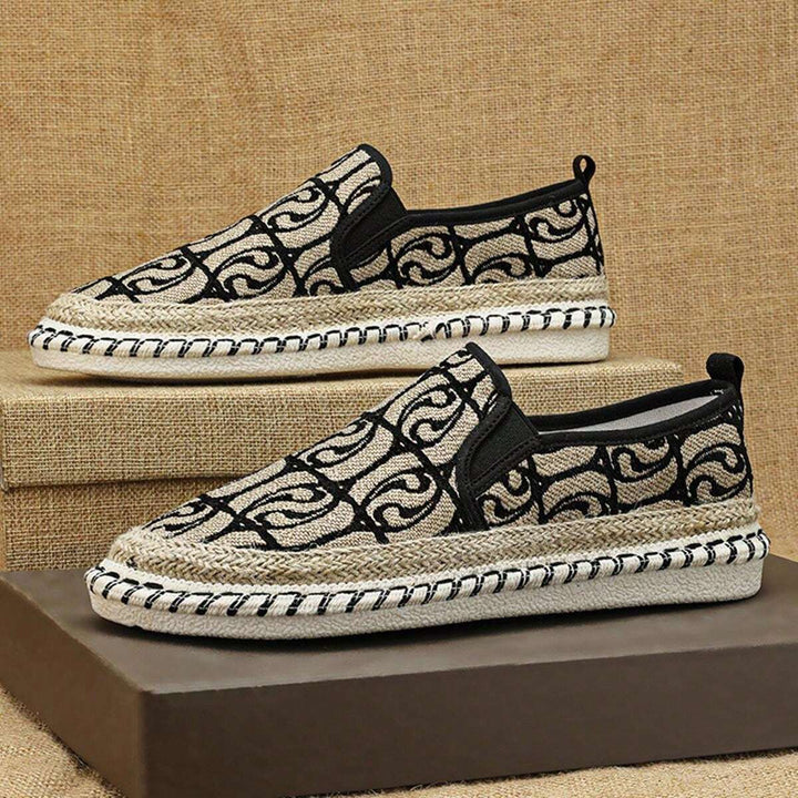 Men's Jacquard Espadrille Slip On Loafer