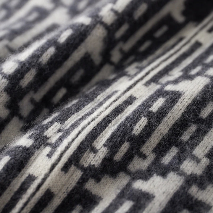  Mens Luxe Knit Zip-Up Cardigan