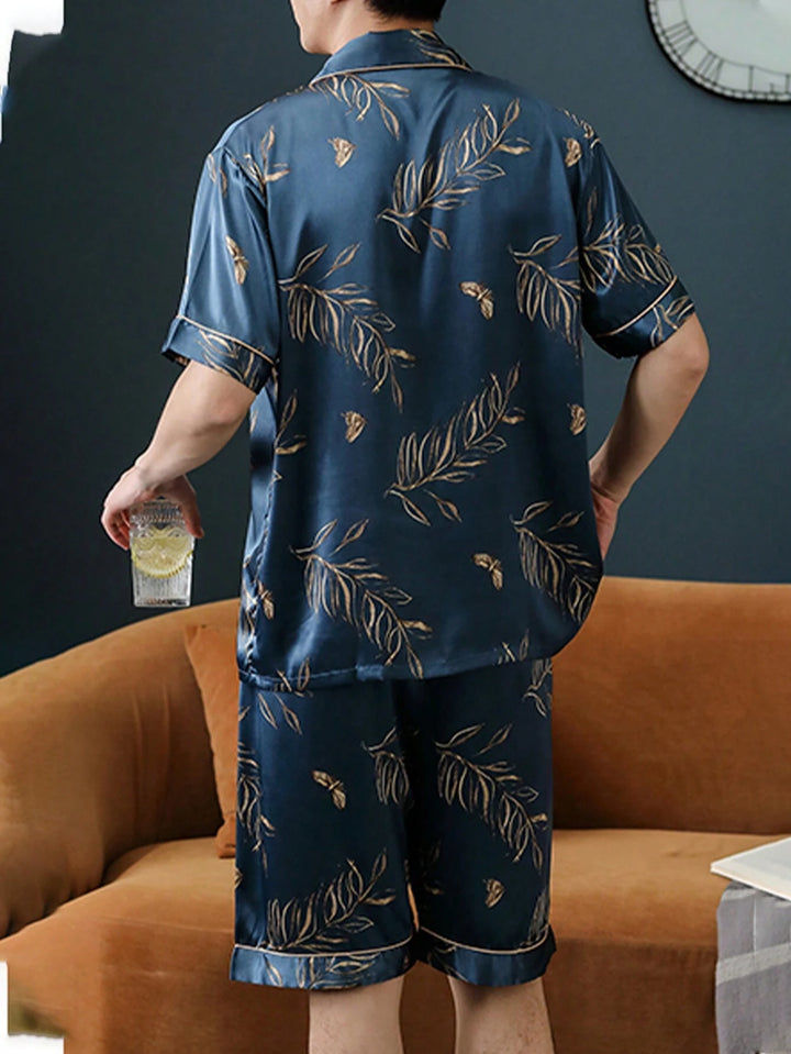 Men's Satin Pajama Set