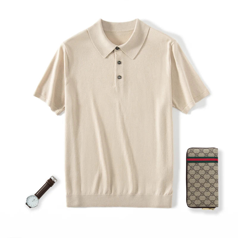 Men's Short Sleeve Knit Polo