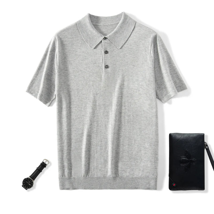 Men's Short Sleeve Knit Polo