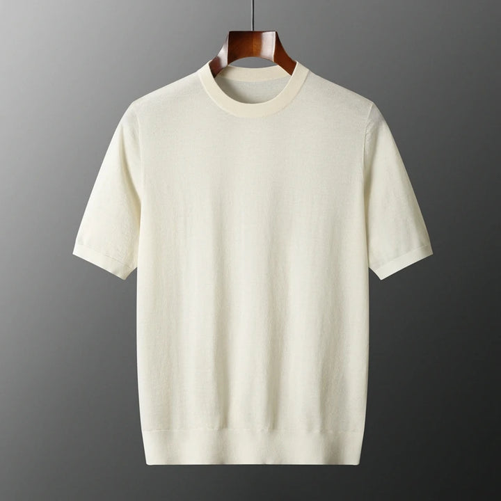  Men's Short Sleeve Knit Sweater