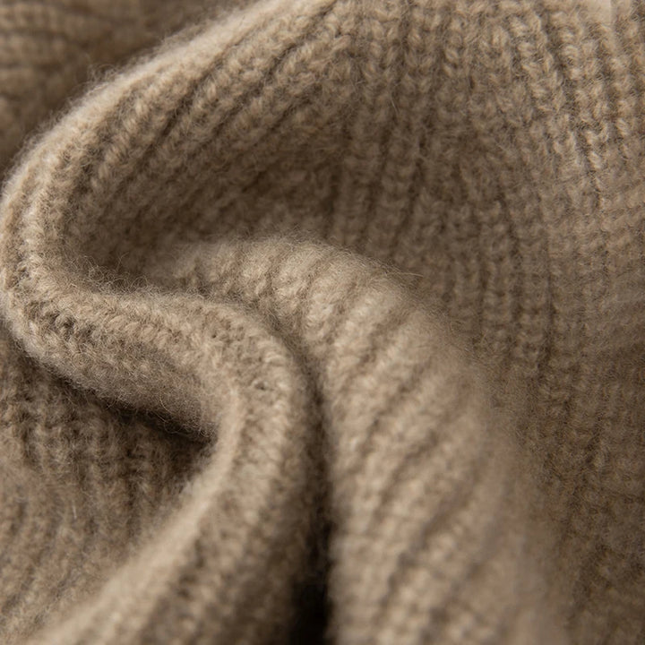 Men's Striped Pure Cashmere Beanie Hat