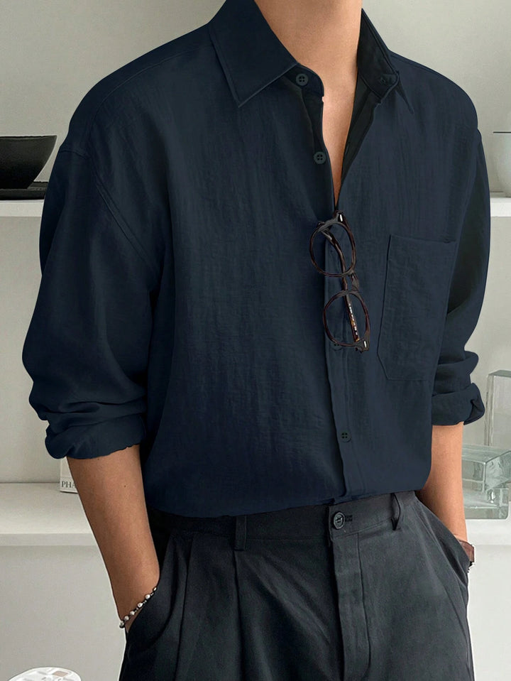 Men's Textured Casual Shirt