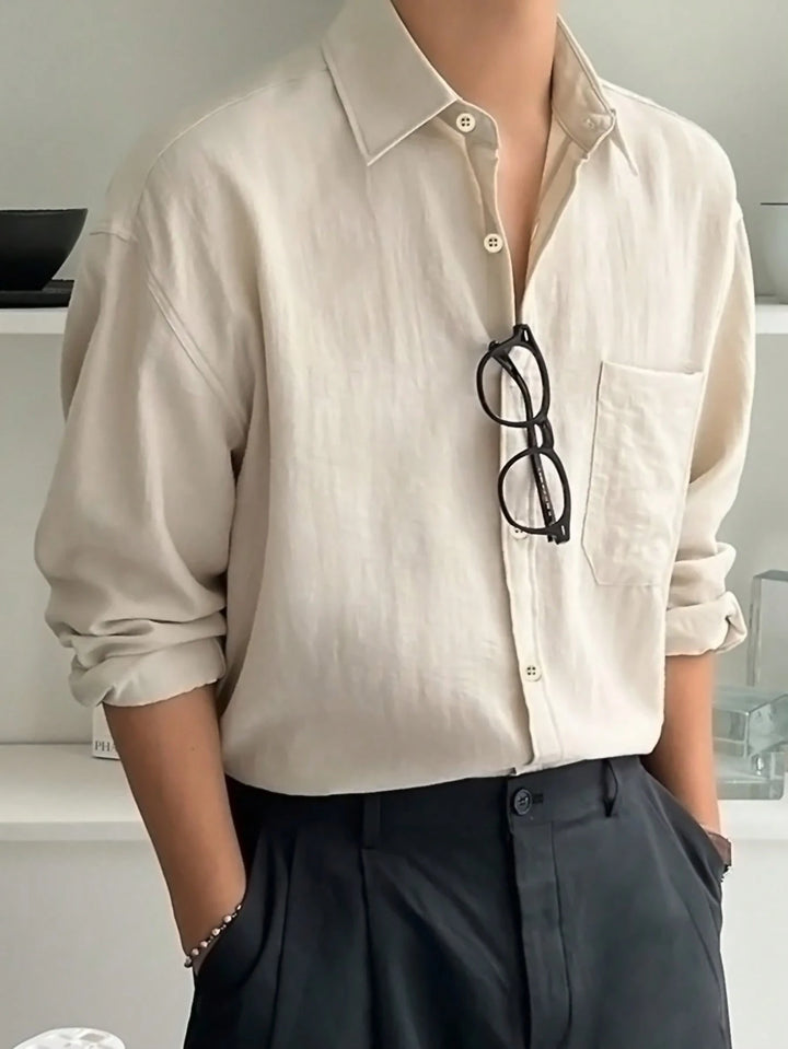 Men's Textured Casual Shirt