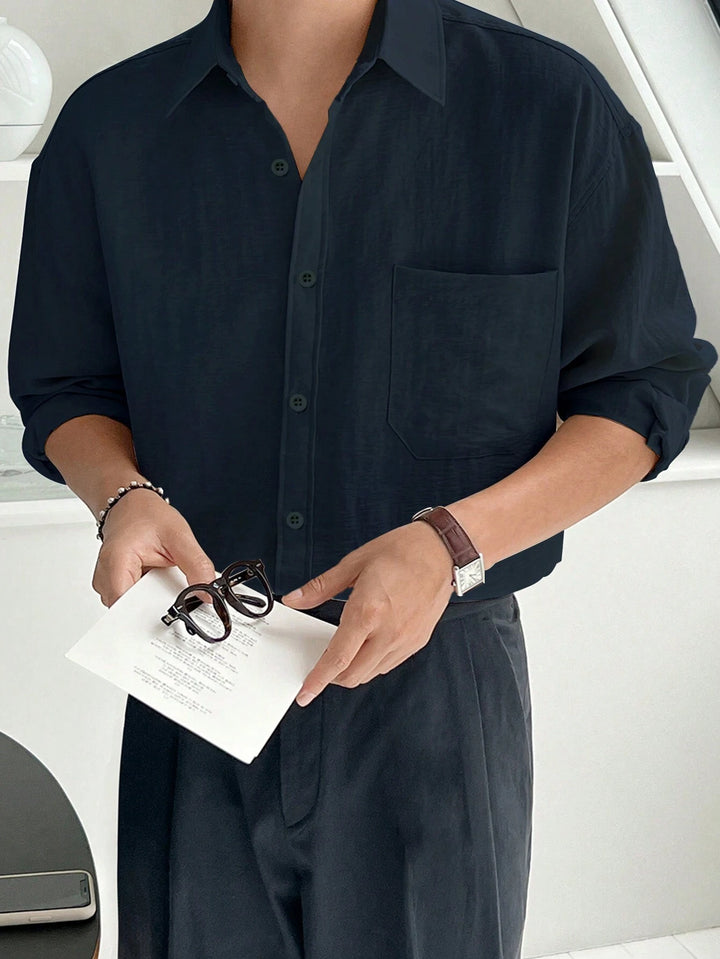 Men's Textured Casual Shirt