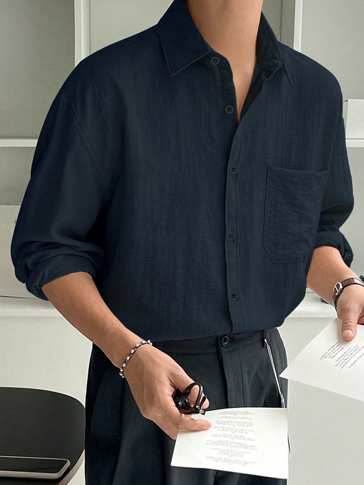 Men's Textured Casual Shirt