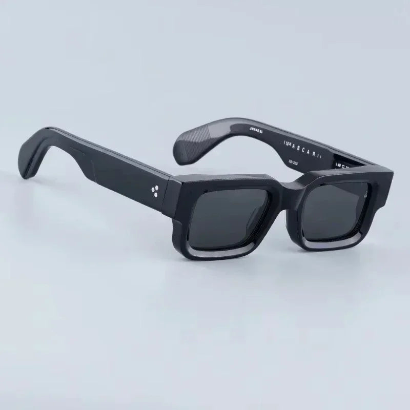  Men's Thick Frame Square Sunglasses