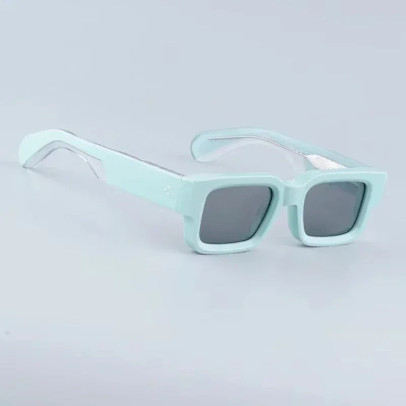  Men's Thick Frame Square Sunglasses