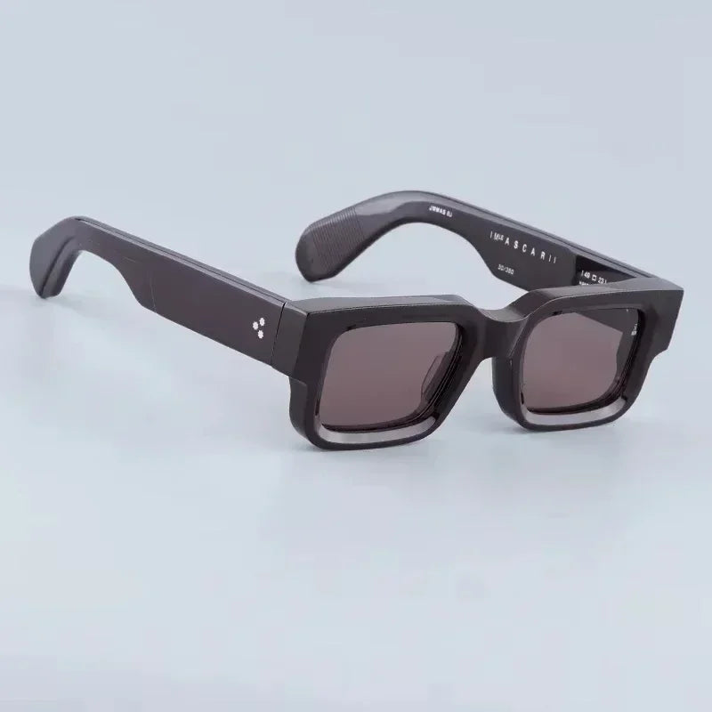  Men's Thick Frame Square Sunglasses