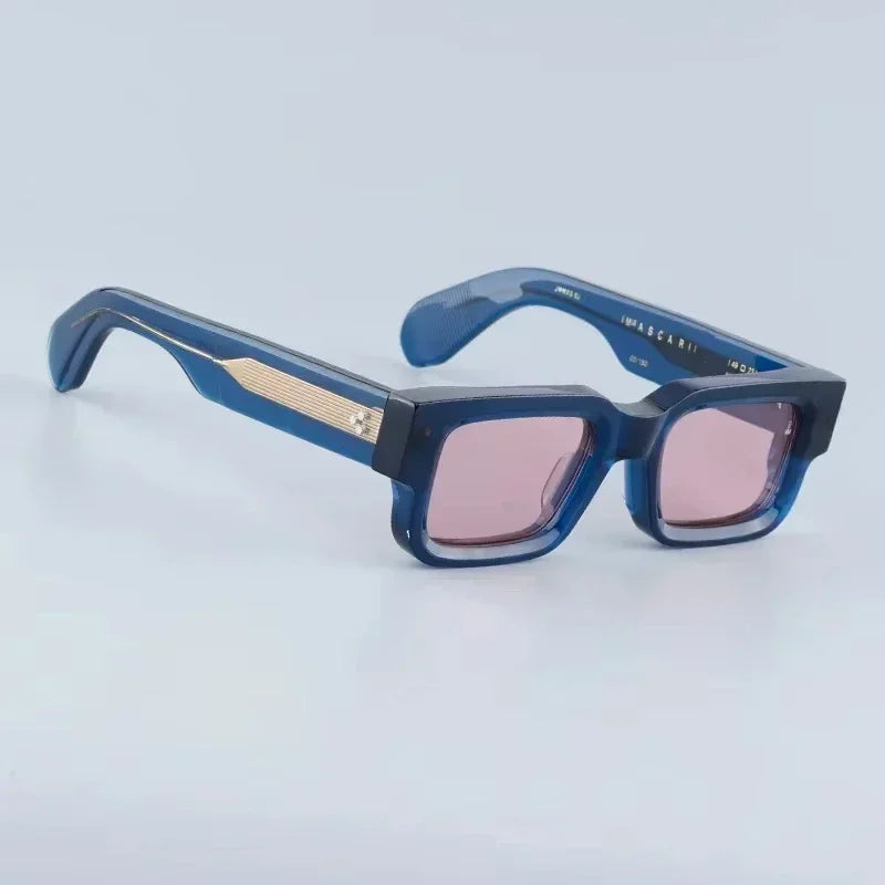  Men's Thick Frame Square Sunglasses