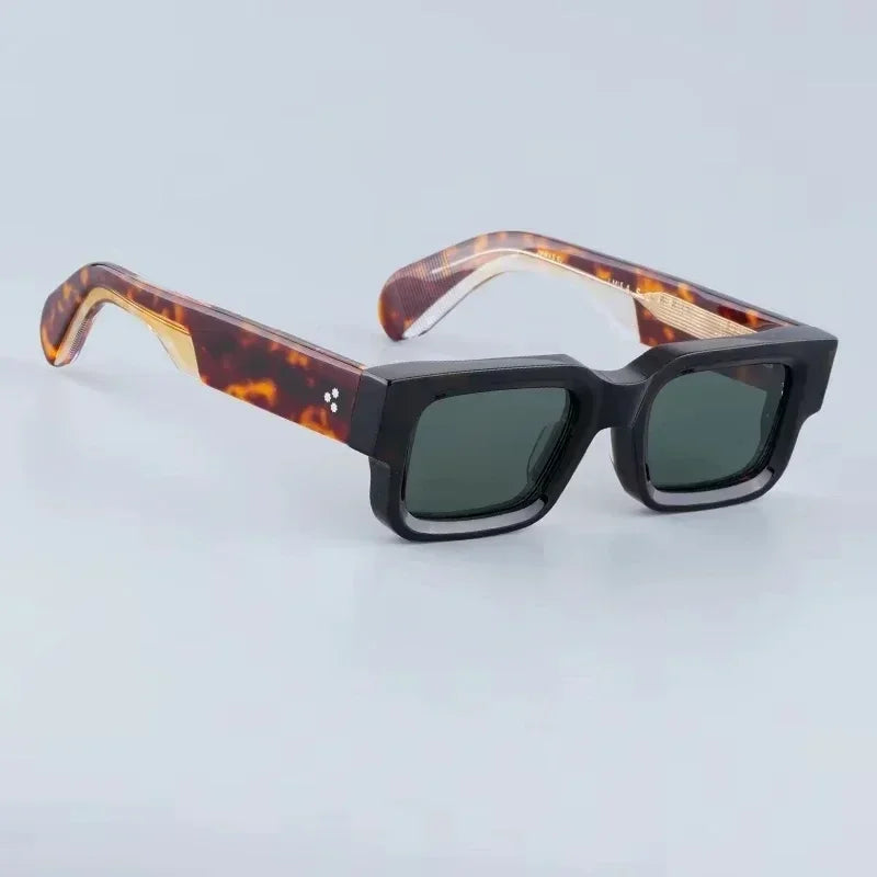  Men's Thick Frame Square Sunglasses