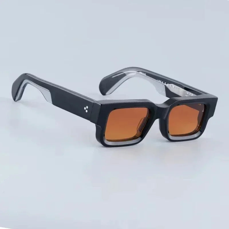  Men's Thick Frame Square Sunglasses