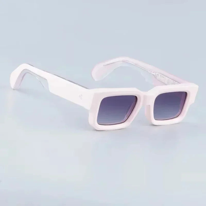  Men's Thick Frame Square Sunglasses
