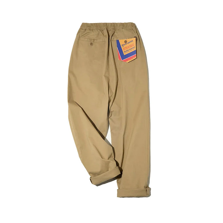 Men's Vintage Khaki Straight Leg Pants