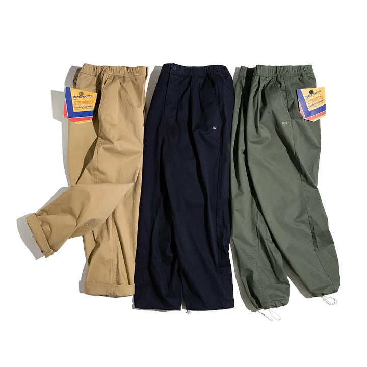 Men's Vintage Khaki Straight Leg Pants