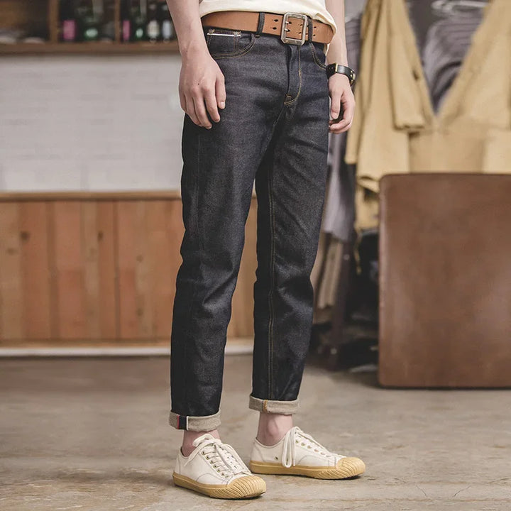 Men's Vintage Raw Selvedge Denim Jeans
