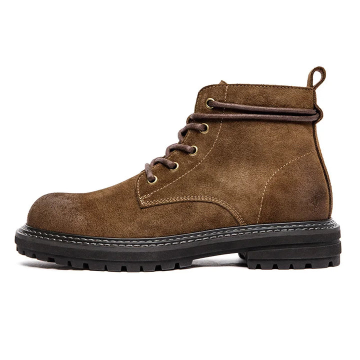 Men's Vintage Suede Lace-Up Boots