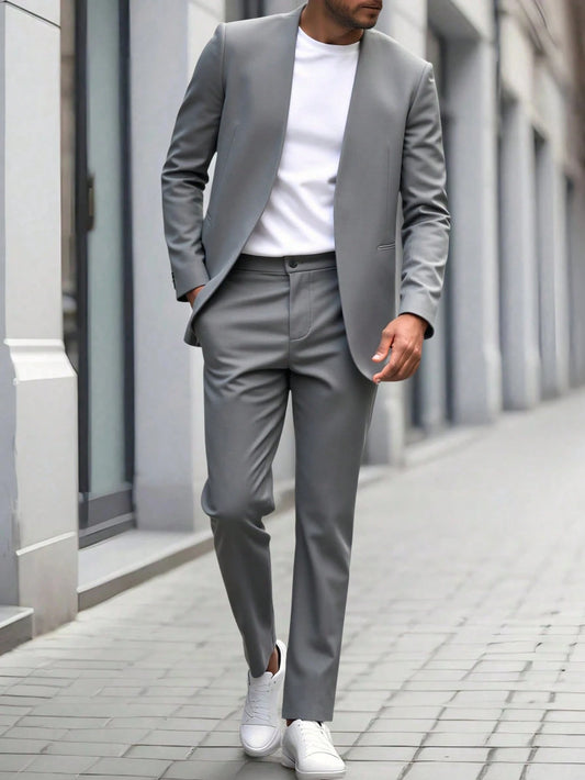 Minimalist Slim-Fit Suit Set