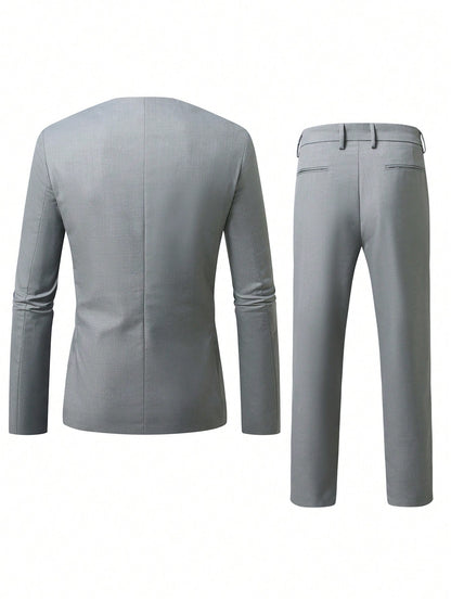 Minimalist Slim-Fit Suit Set