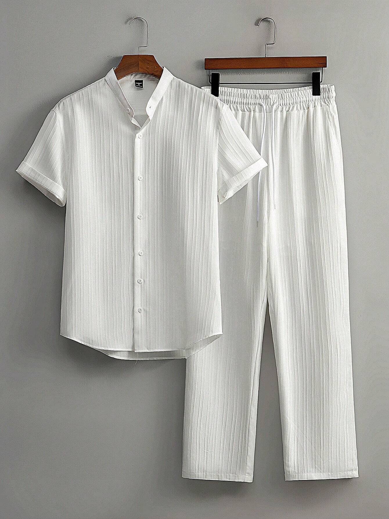 Modern Men's Linen Blend Set