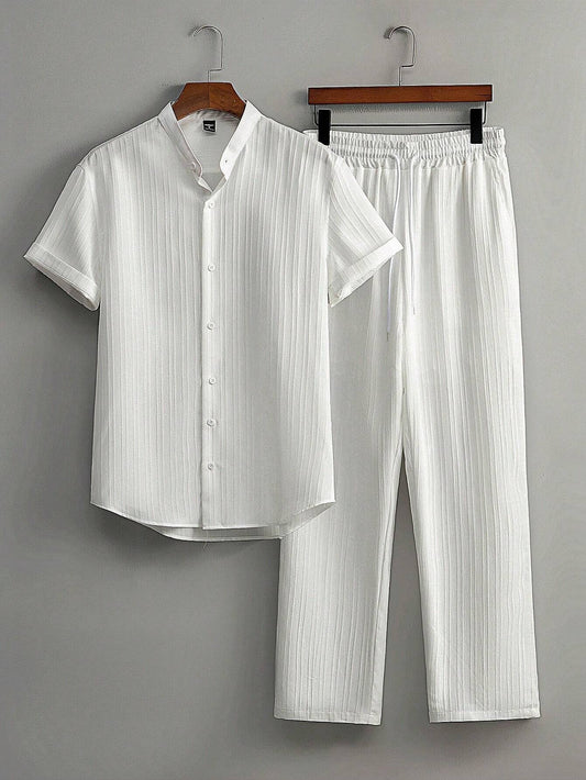 Modern Men's Linen Blend Set