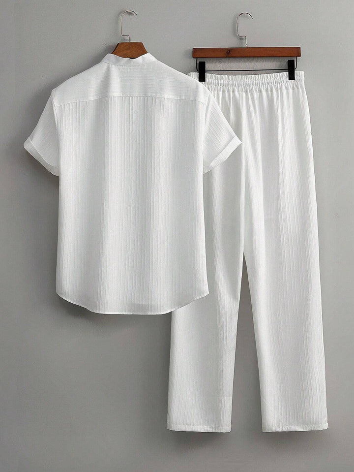 Modern Men's Linen Blend Set