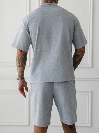 Pintuck Lounge Shorts Set