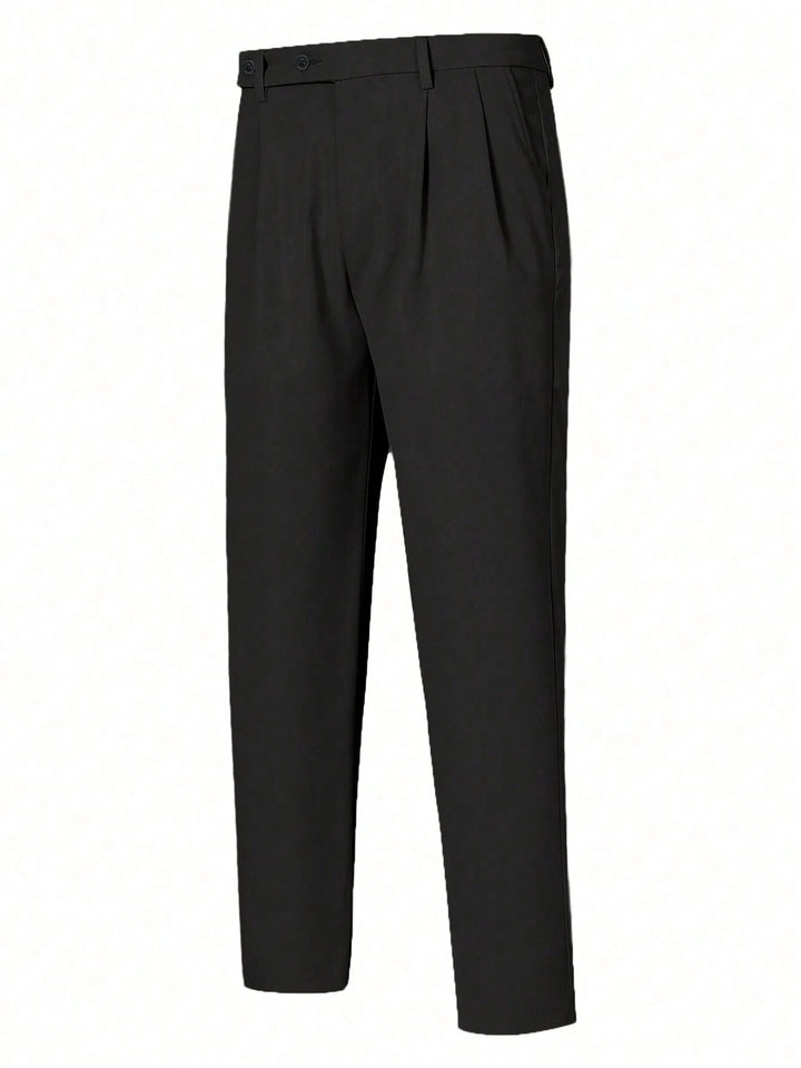 Pleated Relaxed Fit Trousers