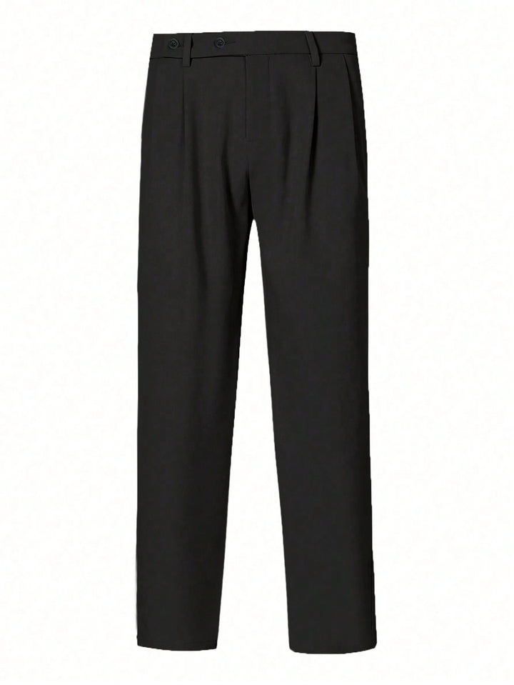 Pleated Relaxed Fit Trousers