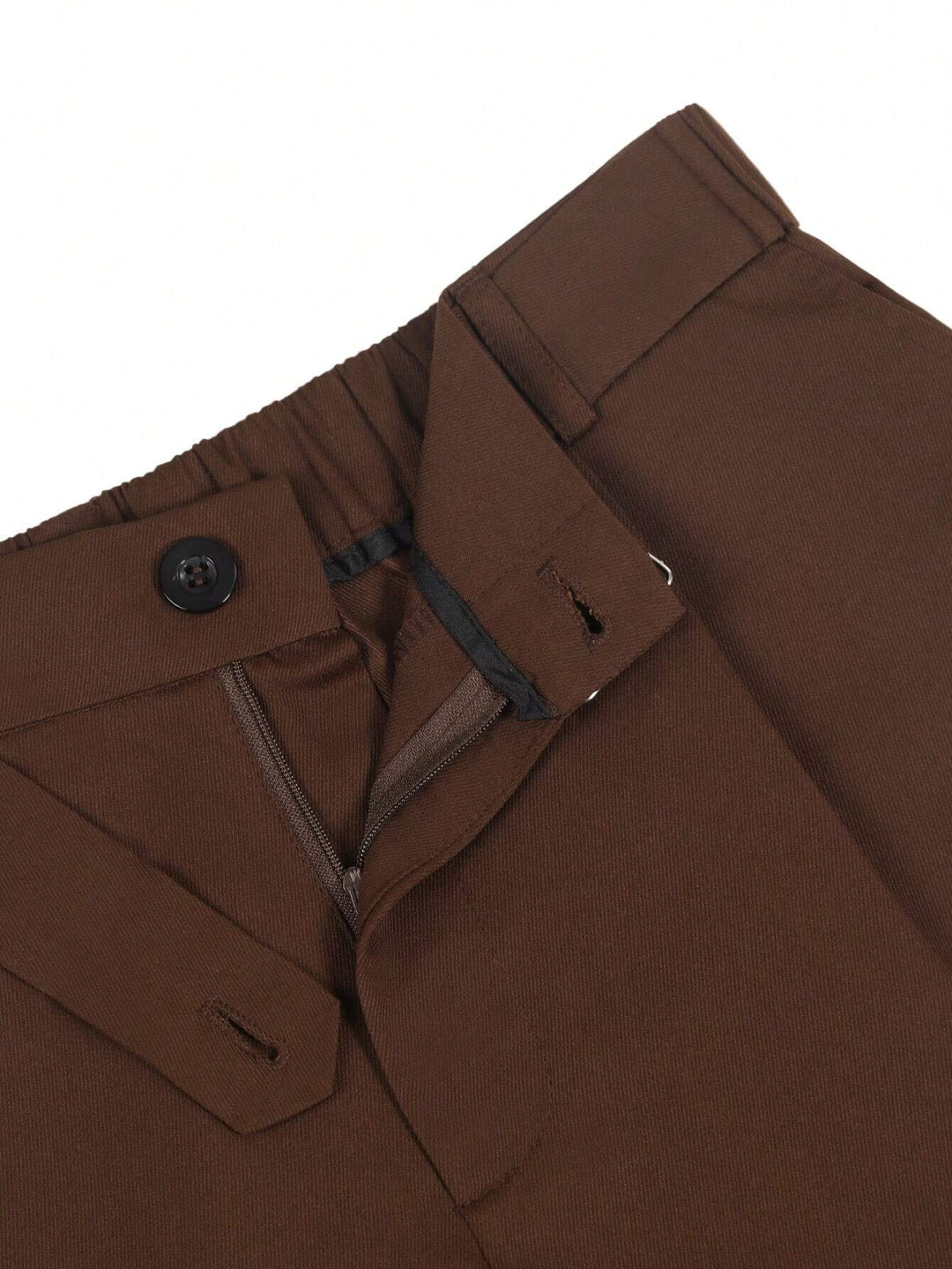 Pleated Tapered Ankle Trousers