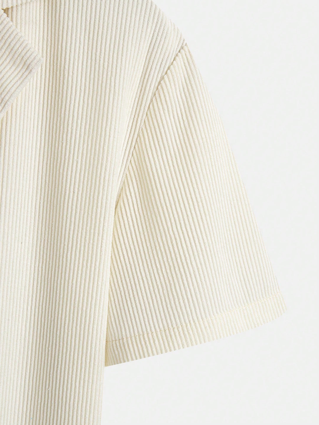  Plissé Resort Shirt Set