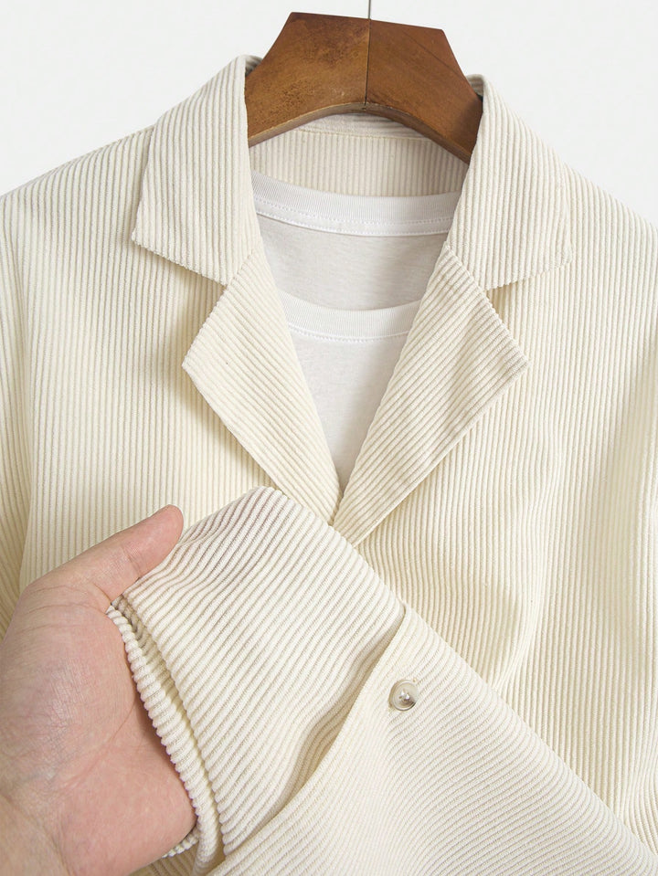  Plissé Resort Shirt Set