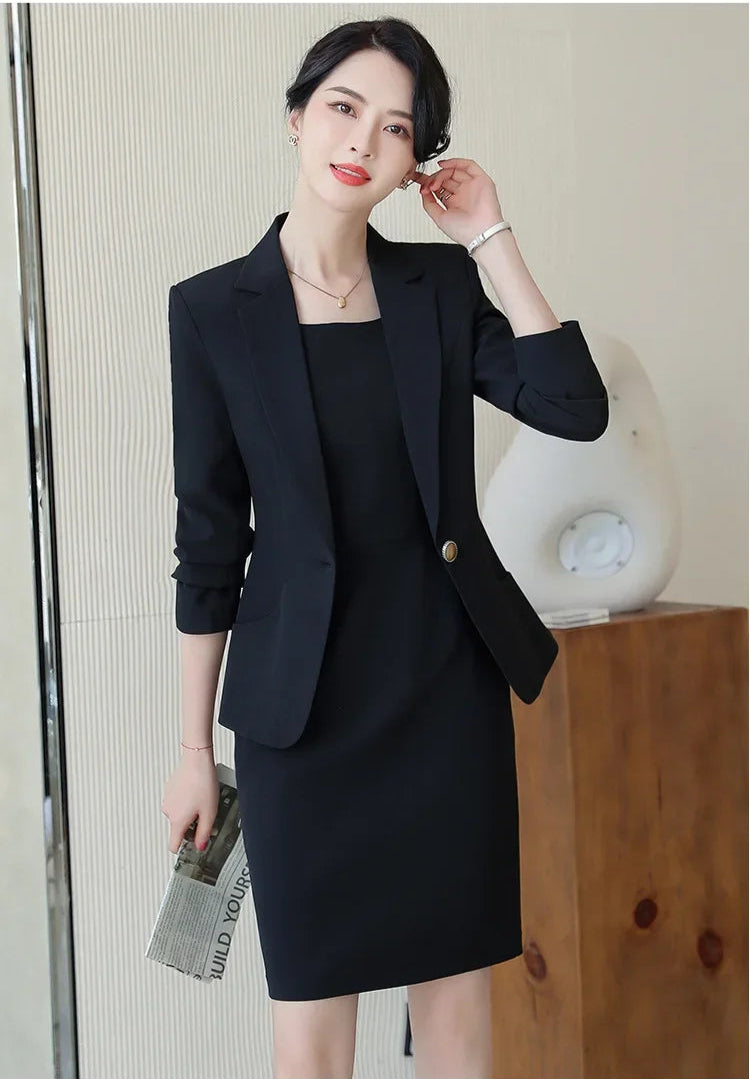 Professional Blazer and Dress Set