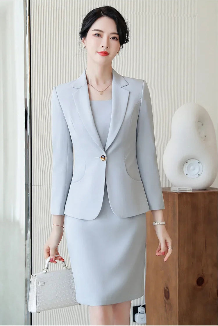 Professional Blazer and Dress Set