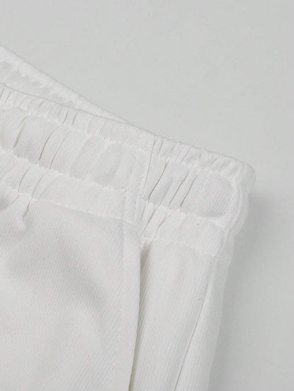 Relaxed Fit Pintuck Trousers