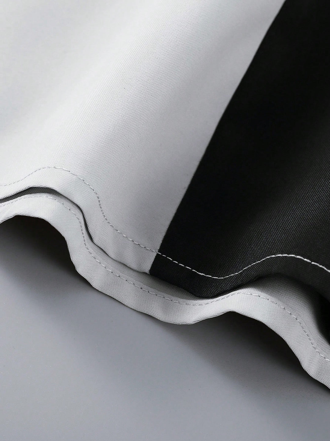 Retro Color Block Bowling Shirt Set