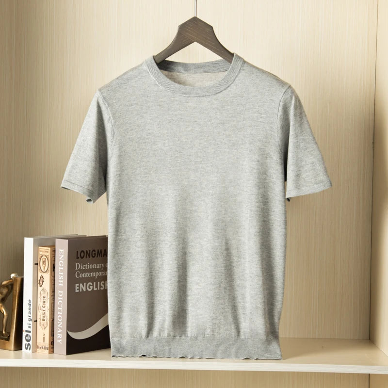 ChiClick | Men's Short Sleeve Knit Sweater